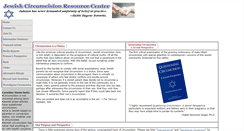 Desktop Screenshot of jewishcircumcision.org